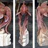 講習会見本作品　金魚　仕上げ