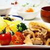 ガッツリ肉おかず♪ポーク焼肉＆にんじんチャンプルー♪