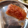 串カツ田中のウズラ串は塩で食え！(; ･`д･´)なんてね…