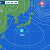 天気図（予想）2/24