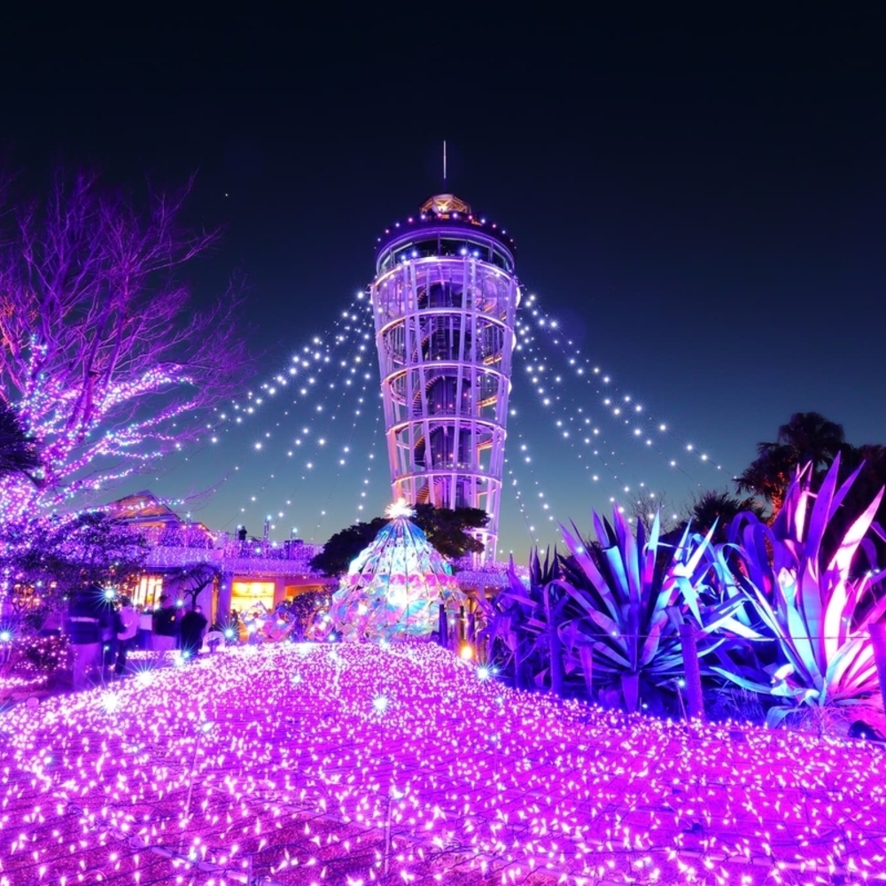 イ江の島・片瀬海岸エリアのイルミネーションイベント「湘南の宝石」小田急デジタルチケットでお得に