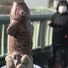 浦山ダムの昇り鯉