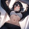 navel focus (へそに注目) by Animagine XL 3.1