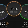 ジョギング10.14km・台風前は無敵で夜ラン