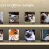 本棚風 GridView をつくる