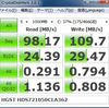 「HGST HDS721050CLA362」と「ASUS P7P55D EVO」で「CrystalDiskMark」してみた