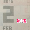 １週間の振り返り「２０１６年・８週目」