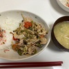 念願の野菜むしゃむしゃと修行