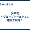 (4887)サワイグループホールディングス　確実な利確！