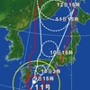 台風11号は四国縦断か