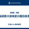 脳梁膨大部病変の鑑別疾患