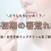 妊娠初期の唇ガサガサ問題を解決したい。【対策法・おすすめ市販リップクリームをご紹介】