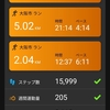 ペース走 5km 効率の追及