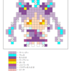 『キュアキュンキュン』のアイロンビーズ図案
