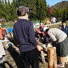 瀬戸市三国山 幼老農園お餅つき