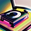ターンテーブルにレコードを載せる