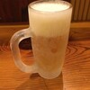 香香楼の生ビール