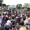 【竹田市】長湯温泉の夏祭りでエノハのつかみ取り！