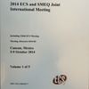 国際会議録新刊案内: 2014 ECS and SMEQ Joint International Meeting (Electrochemical Society) (Proceedings) ご注文受付