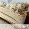 【スタバ】新作！やさしい甘さのホワイトモカケーキが超美味しい✨