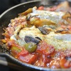 魚卵(白子)のトマト煮、アヒージョ風