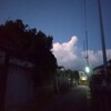 夜の入道雲