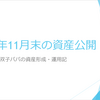 前月比+67万円！2024年11月末の資産公開