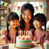 双子７歳のお誕生日