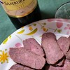 ローストビーフとルーマニアの赤