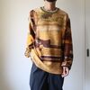 冬は柄物が映える - KNIT PULLOVER -