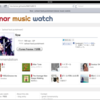  bonar music watch というサービスをリリースしました