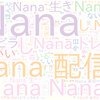 　Twitterキーワード[Nana]　06/13_20:01から60分のつぶやき雲