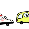帰り道、パトカーが後ろに迫ってきた。