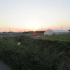 絶賛・秋の夕日