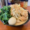 古河のたかちゃんラーメンで「限定の味噌ラーメン」を全マシほうれん草で完食した。　その16