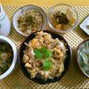 モヤシの卵とじ丼
