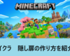 【マイクラ】隠し扉の作り方