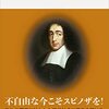 「スピノザ　人間の自由の哲学」　スピノザの人生、思想、哲学とは何なのかを分かりやすく教えてくれる。「入門書」の銘に偽りなし。