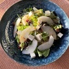 梨のサラダ/里芋とヒイカの煮物
