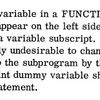 function の side-effect について　：追記あり