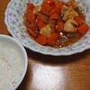酢鶏→豆腐の卵とじ