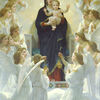 絵画　『William Bouguereau 「The Virgin With Angels」』