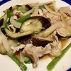 東京 新小岩 大衆割烹「康兵衛」 茄子と豚肉の創作炒め
