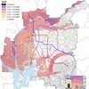 名古屋ハザードマップと尾張太古図
