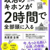 【補助教材】「今さら聞けない！政治のキホンが2時間で全部頭に入る」馬屋原吉博