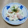 我が家の食卓ものがたり　おかずサラダ　ソーセージ入りのポテトサラダの一鉢