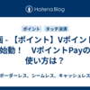 動画 - 【ポイント】Vポイントが始動！　VポイントPayの使い方は？