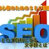 ＳＥＯで有利になる文字数とは？【ＳＥＯの知識④】