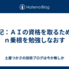 日記：ＡＩの資格を取るためにｎ乗根を勉強しなおす