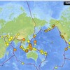 幾つかの世界の地震：　中国、フィリピン、中米 −−−
